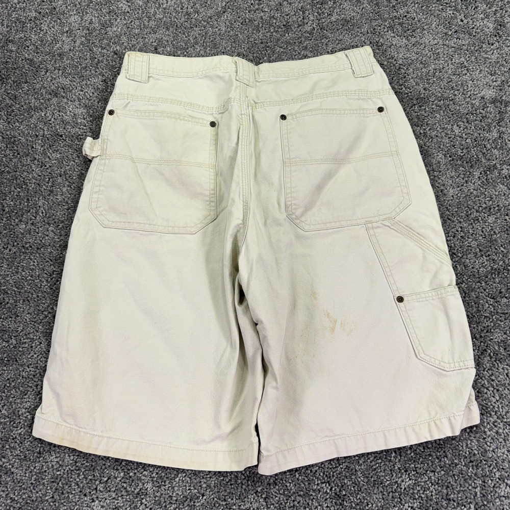 High Sierra Shorts Mens 34 White Carpenter Workwear Utility Pockets Outdoor